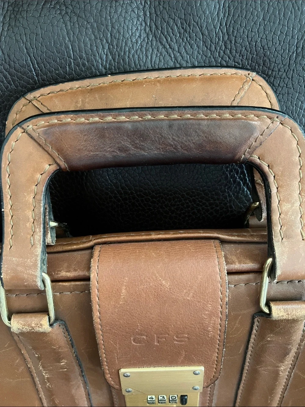 Coach Vintage Leather Briefcase w/ Combination Lock - 329 🔐 No 288 0122